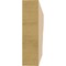 Ekena Millwork 2in. W x 8in. H x 16in. L Ridgewood Woodgrain TimberThane Rafter Tail, Primed Tan RFTUR02X08X16RIDRCPR - alternate 2